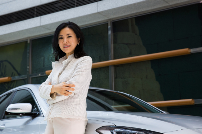 Choi Myoung-wha, vice president of Hyundai Motor’s marketing strategy group. (Bloomberg)