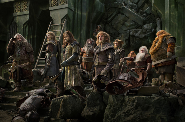 A scene from “The Hobbit: The Battle of the Five Armies,” (TNS)