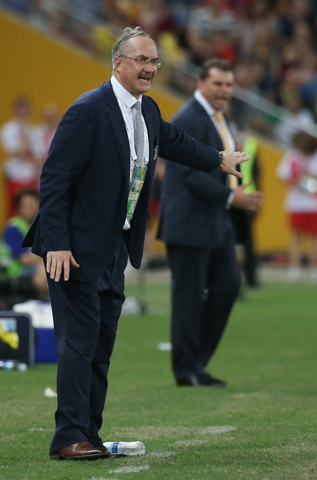 Korea head coach Uli Stielike during the Australia match. (Yonhap)