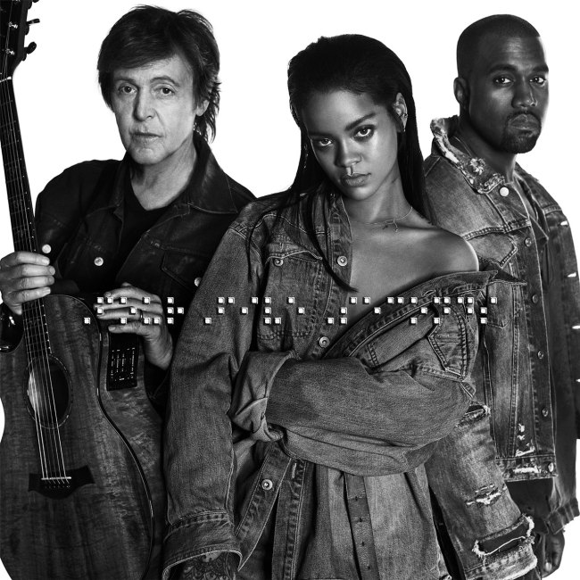 Rihanna’s new single “FourFiveSeconds” is a collaboration with Paul McCartney and Kanye West. (Official website)