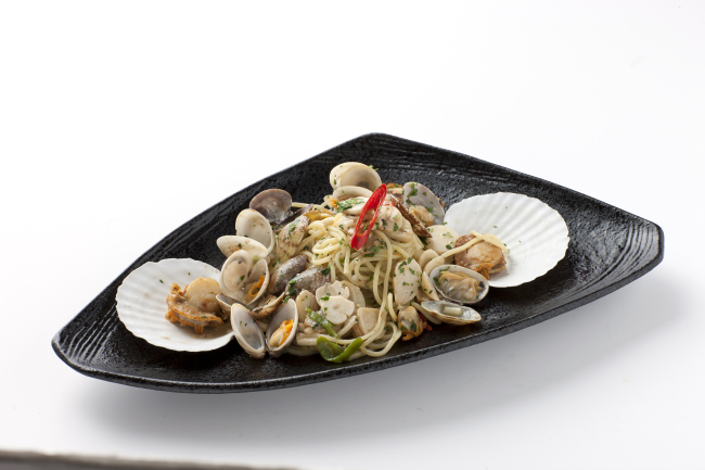 La Grillia’s spicy pasta withscallops in the shell (SPC Group)
