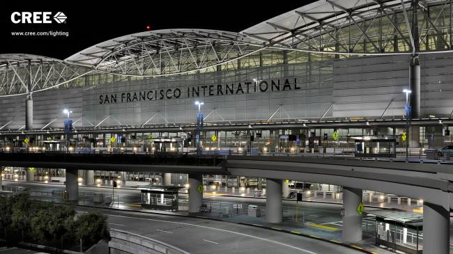 San Francisco International Airport is one of Cree’s biggest customers. (Cree)