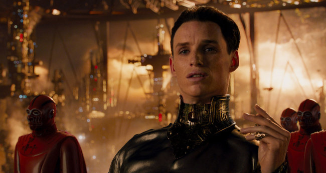 Eddie Redmayne in a scene from the film “Jupiter Ascending” (Warner Bros. Pictures)