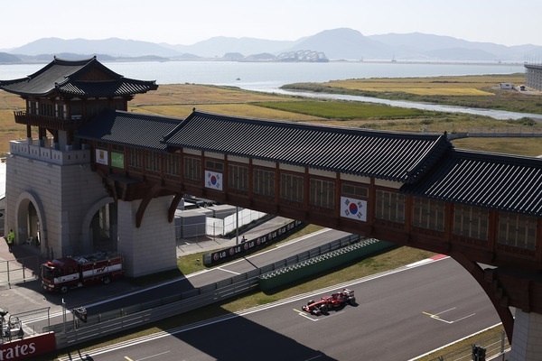 The Formula 1 Korean Grand Prix circuit in Yeongam, South Jeolla Province. (Formula 1 Korean Grand Prix organizing committee website)
