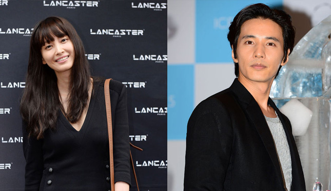 Lee Na-young (left) and Won Bin. OSEN