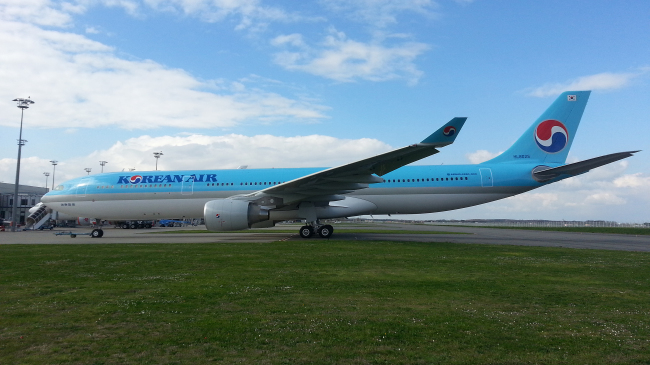 The new Airbus A330-300 for Korean Air. (Korean Air)