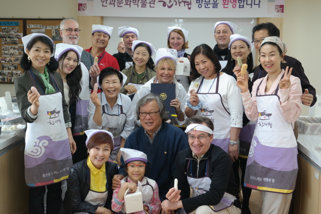 CICI members pose at a traditional Korean cookie-making event in Pocheon City, northeast of Seoul, on May 9. (CICI)