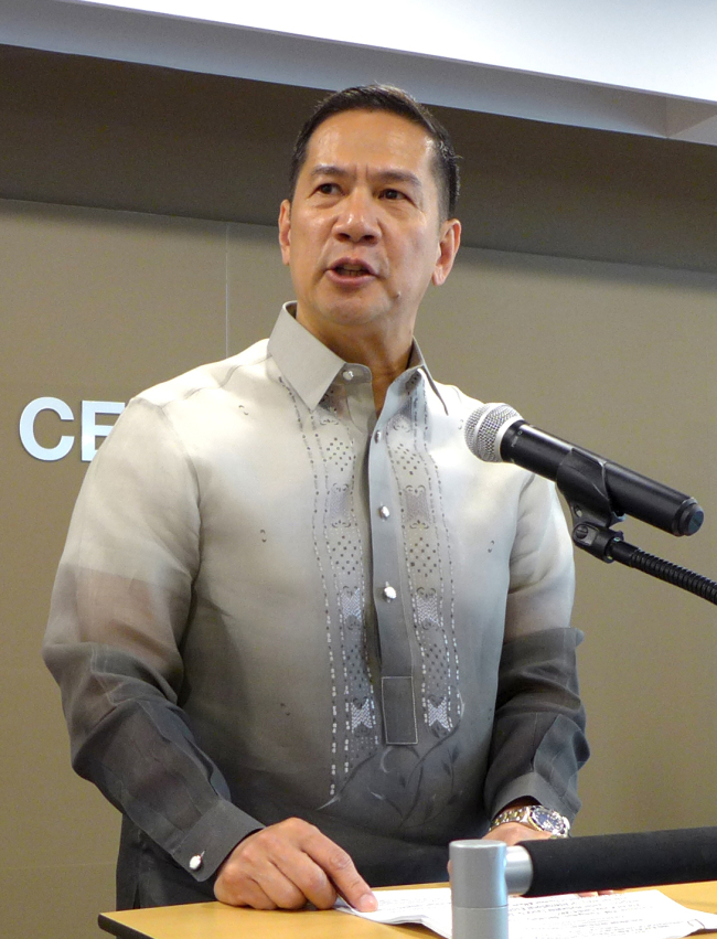 Philippine Ambassador Raul S. Hernandez (Joel Lee/The Korea Herald)