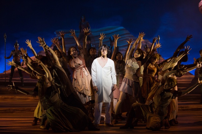 Korean-American Michael K. Lee reprises his role as Jesus Christ in the ongoing local musical production of “Jesus Christ Superstar” at Charlotte Theater in Seoul. (Clip Service)