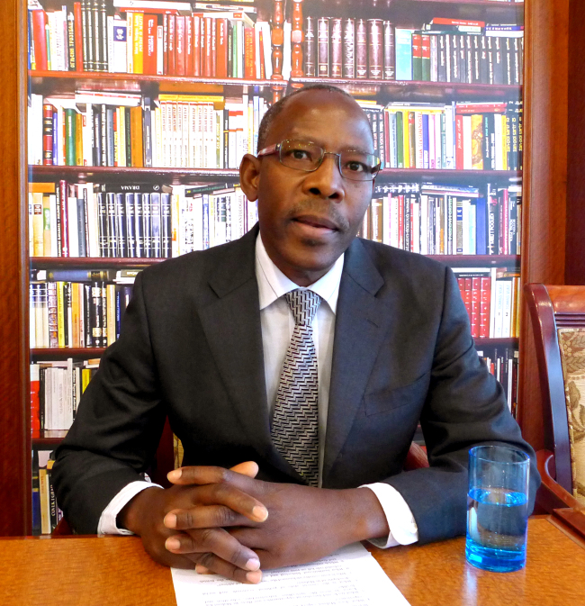George Chaima, the country director of New Restoration Plan Malawi. (Joel Lee/The Korea Herald)