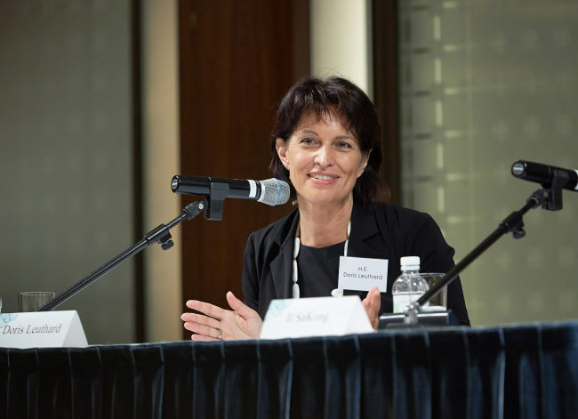 Doris Leuthard, Switzerland’s minister of the environment, transport, energy and communications. (Swiss Embassy)