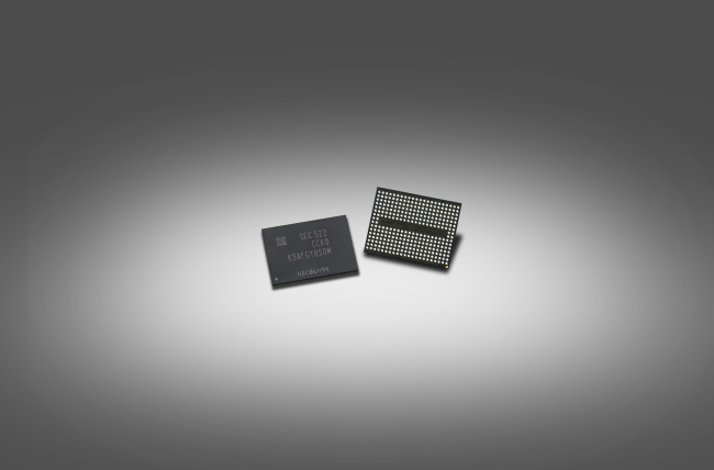 Samsung Electronics` 48-layer 256Gb vertical NAND flash memory. (Samsung)