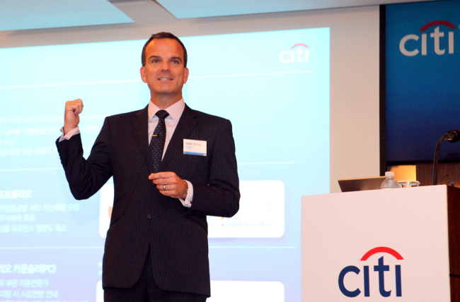 Brendan Carney, consumer business head and vice president at Citibank Korea.