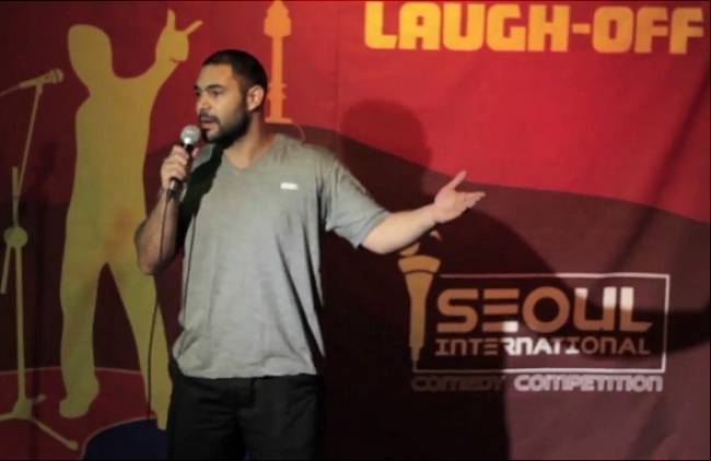 El Wassim performs one of his winning sets at last year`s Seoul International Comedy Competition. (Chris Gilmore)