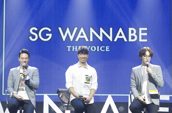 SG Wannabe at a showcase for the release of new EP 