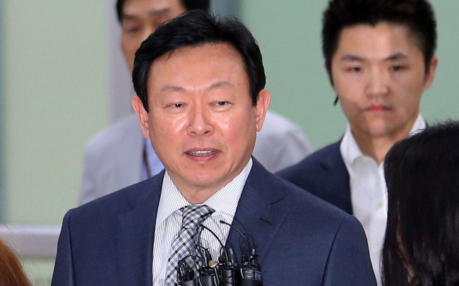 Lotte Group chairman Shin Dong-bin (Yonhap)