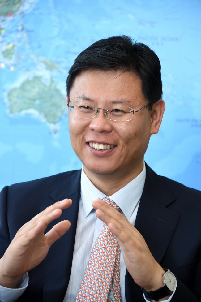 KFS director general Kim Yong-kwan speaks to The Korea Herald. KFS