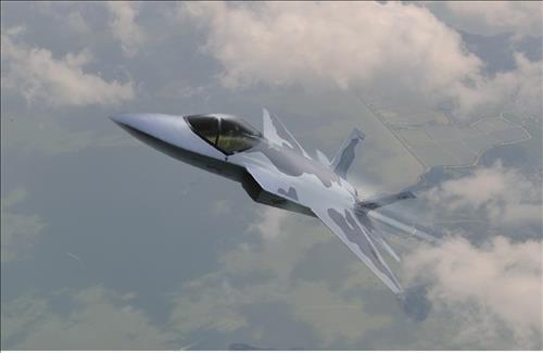 An artist's rendering of KF-X fighter jet. (Yonhap)