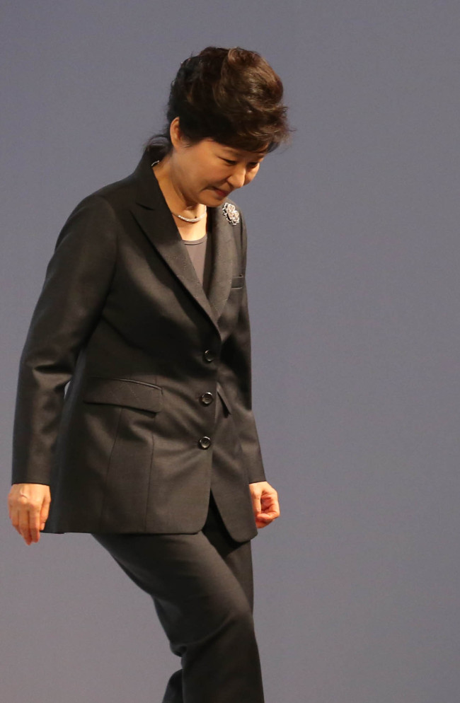 South Korea`s President Park Geun-hye. Yonhap