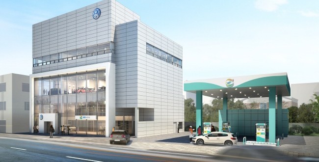 A Volkswagen showroom run by GSMbiz in northern Seoul. GS