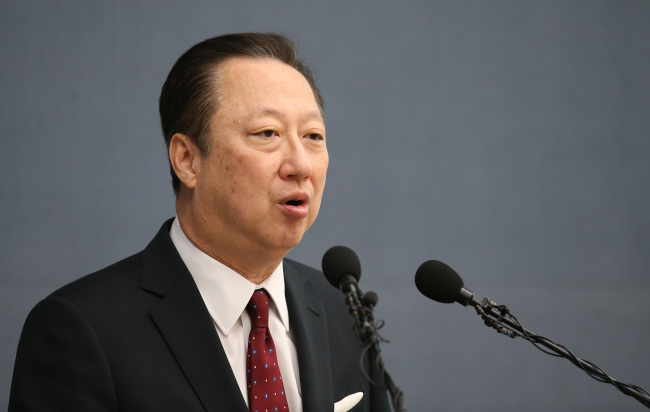 Doosan Group chairman Park Yong-maan (Yonhap)