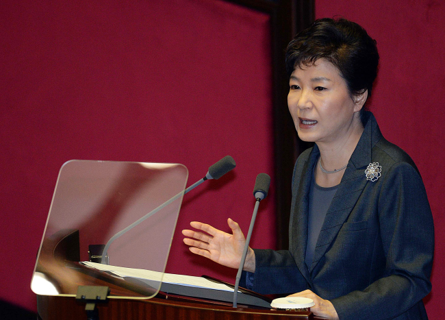 President Park Geun-hye (Yonhap)