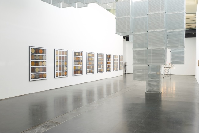 Installation view of Yang Haegue`s exhibition at the Ullens Center for Contemporary Art in Beijing. (UCCA)