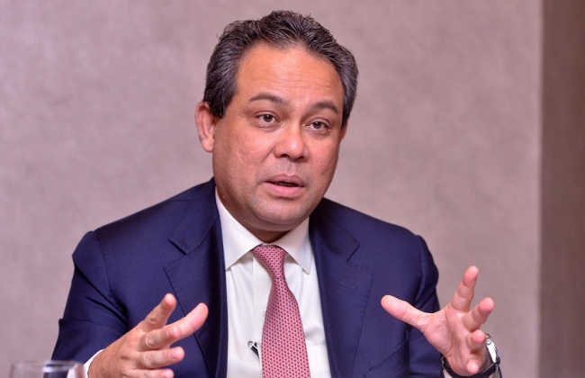 Malaysian Investment Development Authority CEO Azman Mahmud speaks in an interview with The Korea Herald in Seoul. (Lee Sang-sub/The Korea Herald)