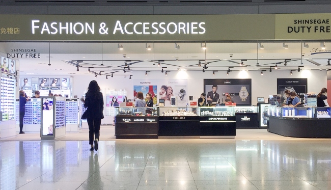 Shinsegae’s new duty-free store at Incheon International Airport (Shinsegae)