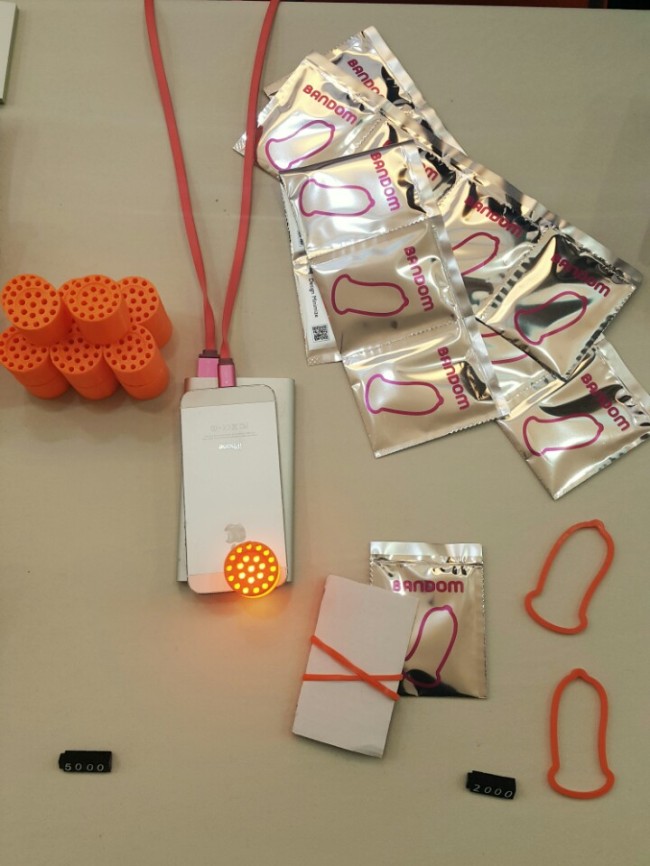Kitchenware and stationery items made by Verb Design (Sohn Ji-young/The Korea Herald)