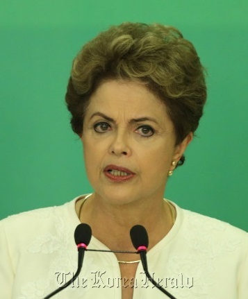 Brazilian President Dilma Rousseff (AP-Yonhap)