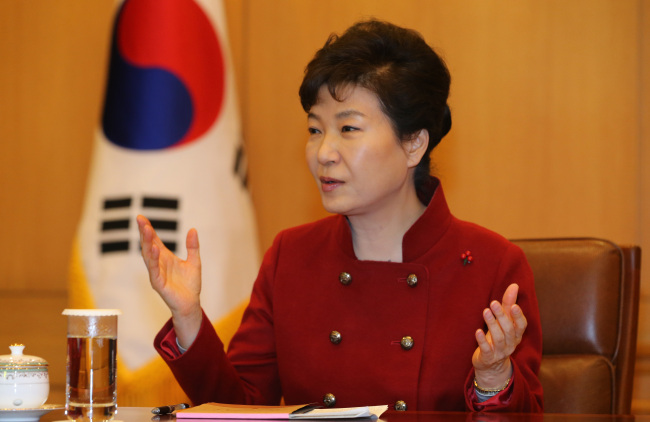 President Park Geun-hye (Yonhap)