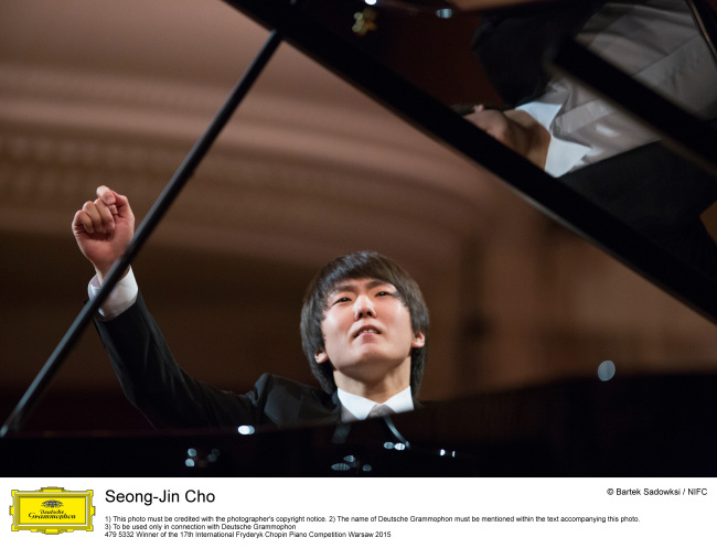 Pianist Cho Seong-Jin (Bartek Sadowksi/Deutsche Grammophon)