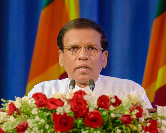 President Maithripala Sirisena