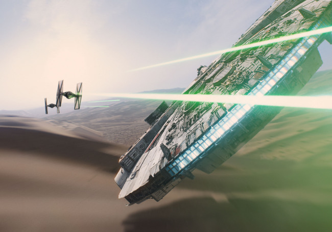 Still from “Star Wars: The Force Awakens.” (Disney Korea)