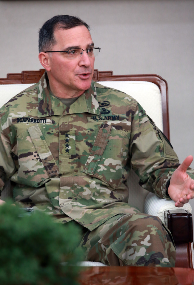 USFK Commander Gen. Curtis Scaparrotti (Yonhap)