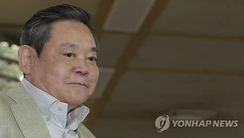 Samsung’s Lee Kun-hee (Yonhap)