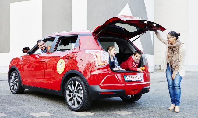 Tivoli, Ssangyong's compact SUV, was selected as the best family car in Belgium.