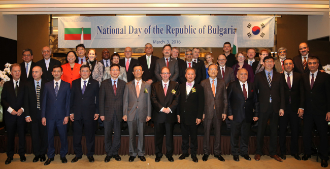 Foreign ambassadors. (Bulgarian Embassy)