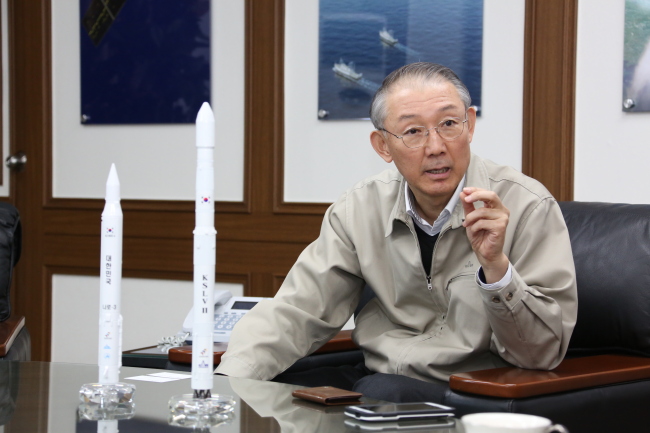 Cho Gwang-rae, president of Korea Aerospace Research Institute (KARI)