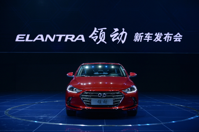 Caption: Hyundai Motor’s new mid-compact car Elantra called Lingdong in China (Hyundai Motor)