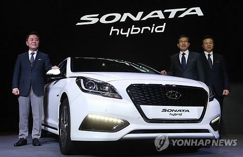 Hyundai Motor’s Sonata hybrid (Yonhap)