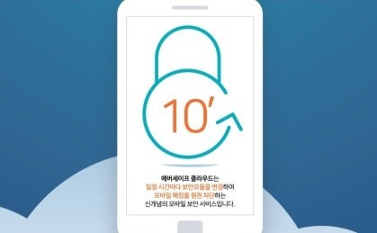 An image of EverSafe, EverSpin’s mobile application security platform, emphasizing the fact that the security module is changed every 10 minutes.