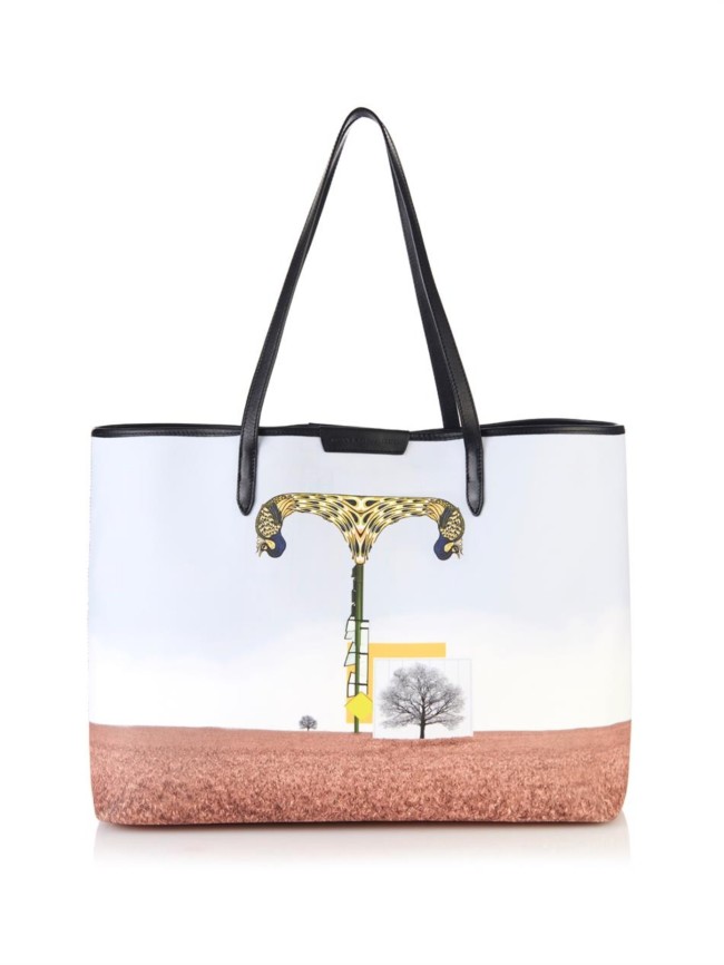Canvas tote bag by Mary Katrantzou (Captured image from matchesfashion.com)