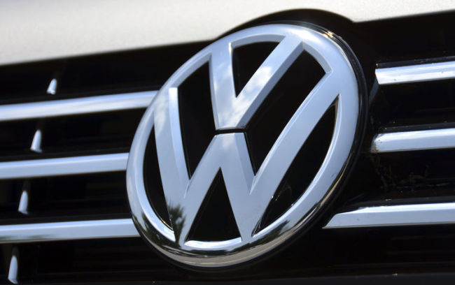 VW emblem. (Bloomberg)