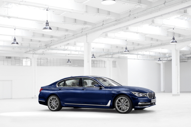 BMW’s “The Next 100 Years,” its special edition 7 series. (BMW Korea)