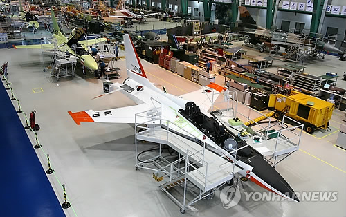 Manufacturing line at KAI (Yonhap)