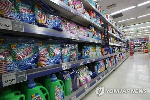 Oxy Reckitt Benckiser products on sale (Yonhap)