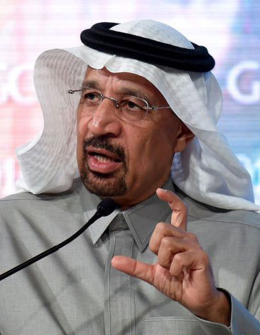 Saudi Aramco's chief executive officer Khalid al-Falih (Bloomberg)
