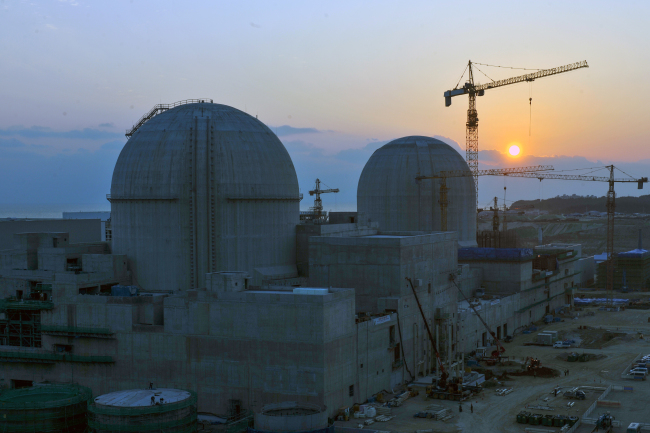 The Shin-Hanul nuclear power plant is under construction in Uljin, North Gyeongsang Province. (KHNP)